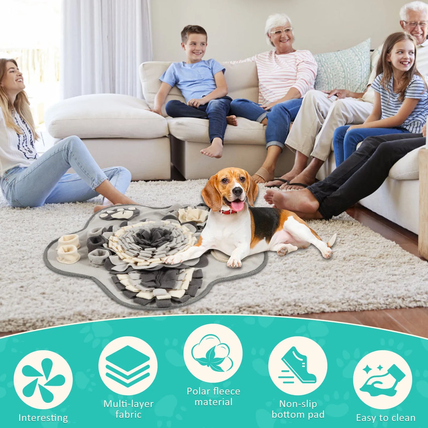 CalmSniff™ Snuffle Mat for Dogs | Reduce Anxiety & Boredom